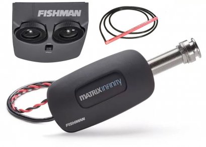 Fishman Matrix Infinity VT Acoustic Pickup &amp; Preamp system - Ukulele Format 3/32”