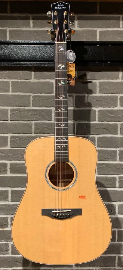Kepma A1 D All Solid Acoustic Guitar with TKL hardshell case