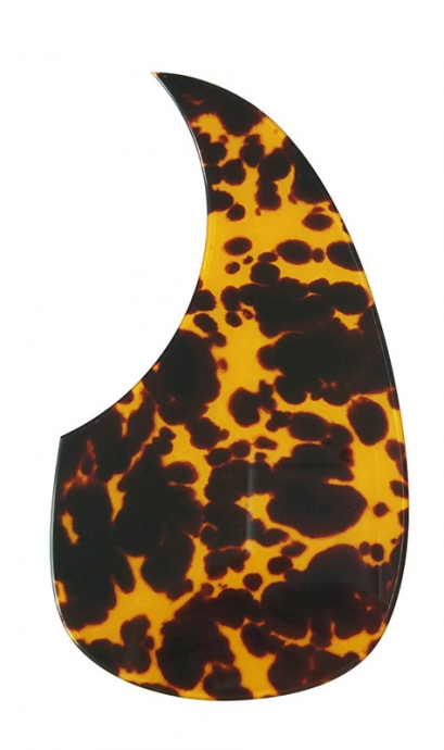 High quality D Acoustic Guitar pickguard - Light Brown with Black Dot