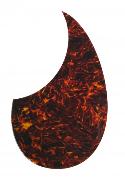 High quality OM Acoustic Guitar pickguard - Brown Tortoise