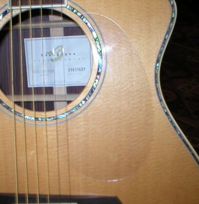 Clear Acoustic Pickguard