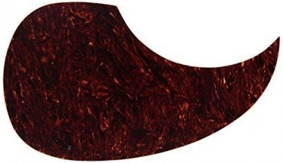 Dark Brown Tortoise Shell Acoustic Pickguard