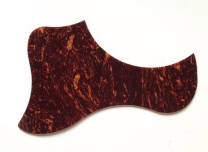 Dark Brown Tortoise Shell Acoustic Pickguard, Taylor style