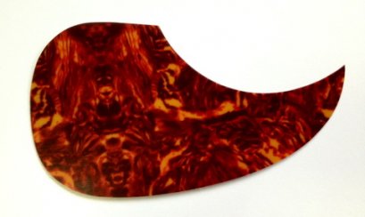 Brown Tortoise Shell Acoustic Pickguard