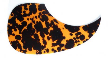 Light Brown with Black dots Acoustic Pickguard