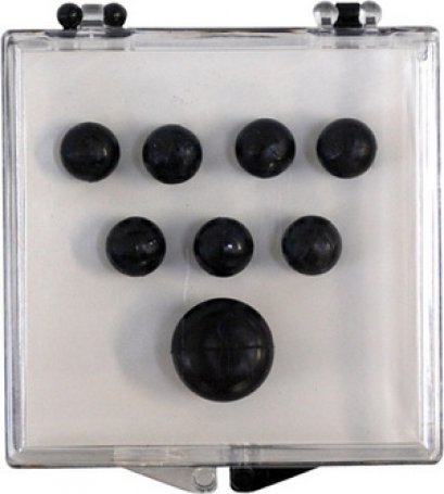 Martin Bridge pin &amp; Endpin Set Black