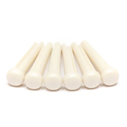 TUSQ Bridge Pins Traditional Style PP-1100 White / No Dot