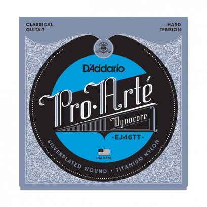 D’Addario EJ46TT Pro-Arte Dynacore, Titanium Trebles Hard Tension