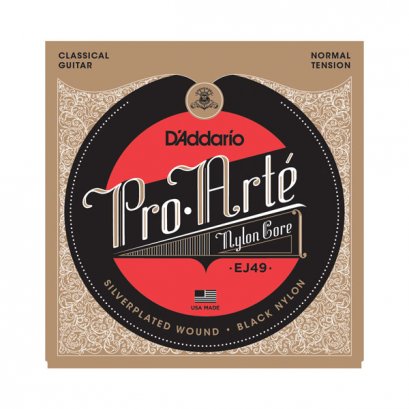 D&#039;Addario Classical EJ49 Pro-Arte  Black Trebles Normal Tension
