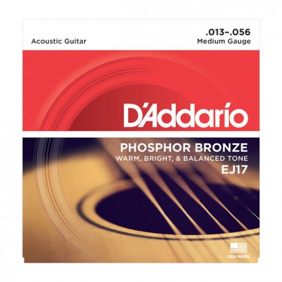 D&#039;Addario EJ17 Phosphor Bronze Acoustic Light 13-56
