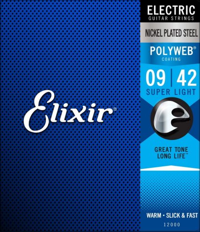 Elixir Electric Srings Polyweb Super Light 9-42