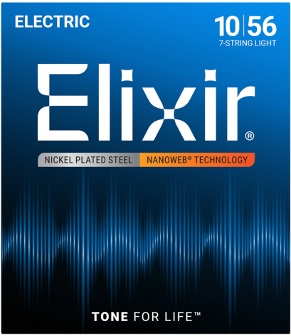 Elixir Electric 7-Sring Nanoweb Light 10-56