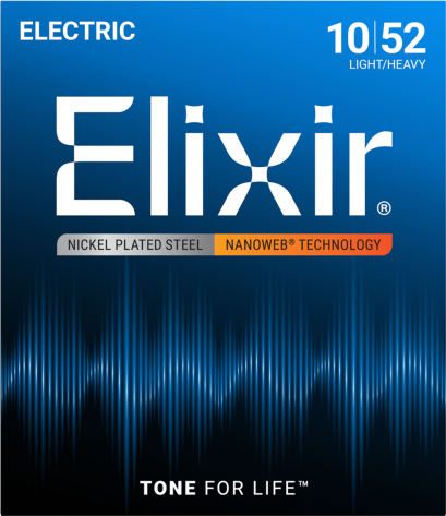 Elixir Electric Srings Nanoweb Light-Heavy 10-52