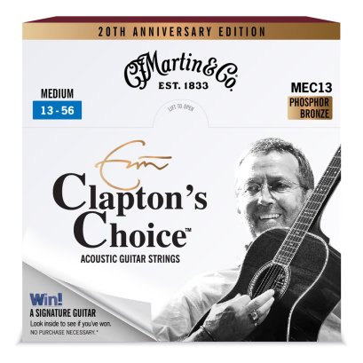 Martin Eric Clapton Phosphor Bronze Medium 13-56