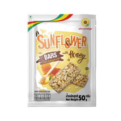 เมล็ดทานตะวันแผ่น 50 กรัม 1 แพ็ค 5 ซอง