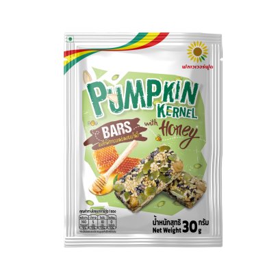 เมล็ดฟักทองแผ่น 30 กรัม 1 แพ็ค 5 ซอง