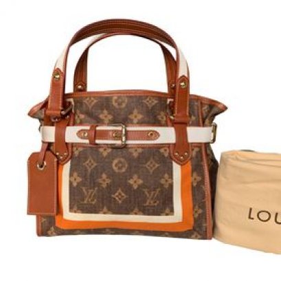 Louis Vuitton Monogram Canvas And Leather Tisse Rayures PM