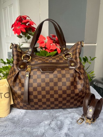 LV EVORA MM EBENE DAMIER