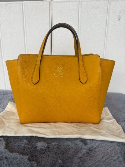 Gucci Swing Yellow Leather Small