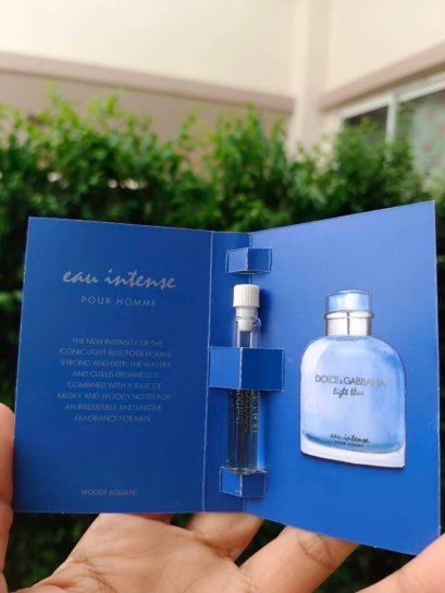 น้ำหอมซอง Dolce &amp; Gabbana Light Blue Eau Intense Pour Homme