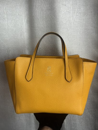 Gucci Swing Yellow Leather Small