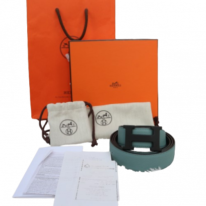 Hermes cuir seul de ceinture 32 mm New