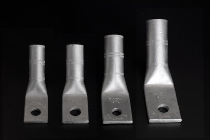 HIGH VOLTAGE OBTUSE ANGLE 135º ELECTRICAL TERMINALS  SHORT BARREL ONE HOLE (HOS)