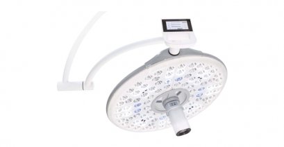 โคมไฟผ่าตัดขนาดไม่น้อยกว่า 160,000 ลักซ์ ชนิดติดเพดานแบบโคมคู่ LUVIS รุ่น L400