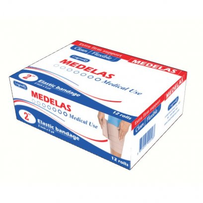 Medelas Elastic Bandage (Longmed) ผ้ายืดพันเคล็ด ขนาด 2 นิ้ว