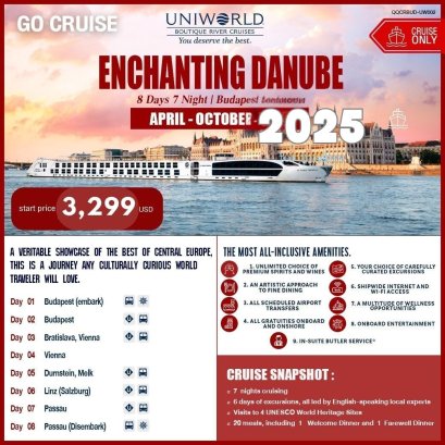 S.S.MARIA THERESA ENCHANTING DANUBE 8 วัน 7 คืน (Cruise Only)