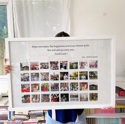 กรอบรูปขนาดใหญ่ 20x30 นิ้ว สินค้าพร้อมส่ง