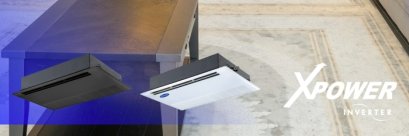 40BGEV0401UP แอร์แคเรียร์ CARRIER แบบฝังฝ้าเพดาน 1-ทิศทาง 1-Way Cassette รุ่น 40BGEV-UP X-POWER INVERTER R32 ขนาด 40,200BTU#5 รีโมทไร้สาย หน้ากากสีขาว (เฉพาะเครื่อง)