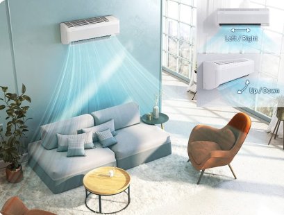 AR60F09D1AWNST แอร์ซัมซุง SAMSUNG แบบติดผนัง รุ่น AI WindFree Lite INVERTER R-32 ขนาด 9,000BTU(3000-10500) #5 รีโมทไร้สาย พร้อมติดตั้ง