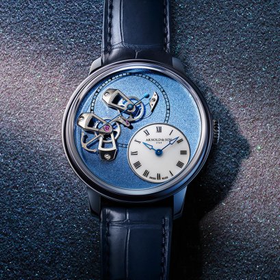 ARNOLD & SON Red Gold Mint Green & Platinum Ascot Blue Editions