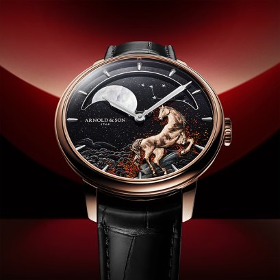 ARNOLD & SON Perpetual Moon 41.5 Red Gold Year of the Horse