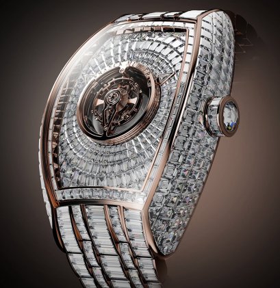 FRANCK MULLER Curvex CX Grand Central Tourbillon Baguette