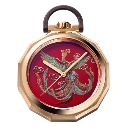 MINASE Pocket Watches Asagimadara and Phoenix