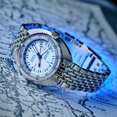 DOXA SUB 250T GMT Great White Topper Edition
