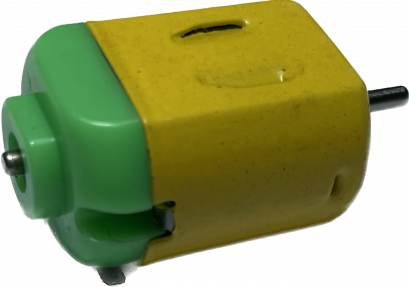 Modified Motor 3-6V ตัวเหลืองท้ายเขียวนีออน