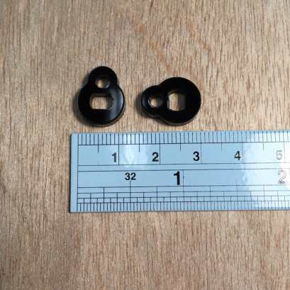 แขนเหวี่ยงอะคริลิกแบบกลม หนา 3 มม. (1 คู่) BO