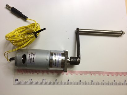 Hand Generator ชุดปั่นไฟมือหมุน 24VDC 350rpm **สั่งล่วงหน้า**