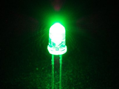 LED 5mm. Green (Super Bright)