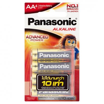 แบตเตอรี่ Alkaline ขนาด AA 4 ก้อน