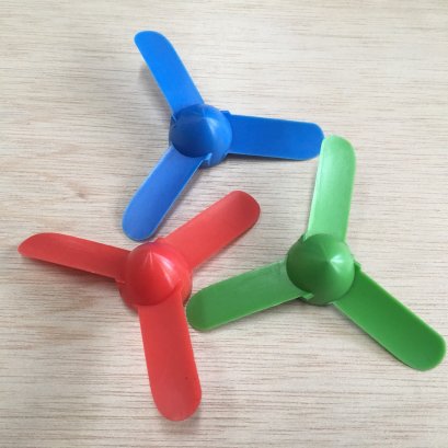 ใบพัด ชนิด 3 ใบพัด(1ชิ้น คละสี)