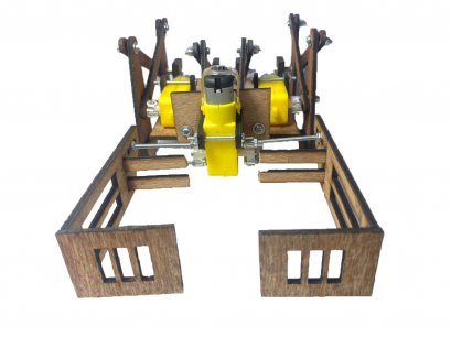 ชุดคิตหุ่นยนต์ Crop-Bot 6 ขา รุ่น DC Motorgear ไม่รวมรีโมต