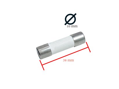 ฟิวส์เซรามิค 10x38 mm