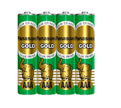 แบตเตอรี่ Panasonic Gold ขนาด AA A  4 ก้อน