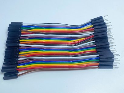 สาย Jumper F-M ยาว 10cm จำนวน 40 เส้น
