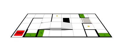 สนามแข่งขันหุ่นยนต์ระดับกลาง Merge ม.ต้น-ม.ปลาย ชุดเต็ม