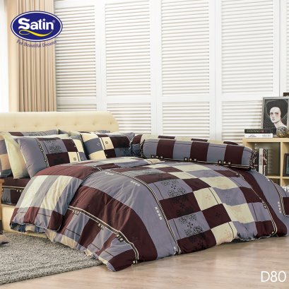 (Factory Sale) Satin ปลอกหมอนข้าง ขนาด 14” x 44” (ขนาดมาตรฐาน) แพ็ค 1 ใบ พิมพ์ลาย